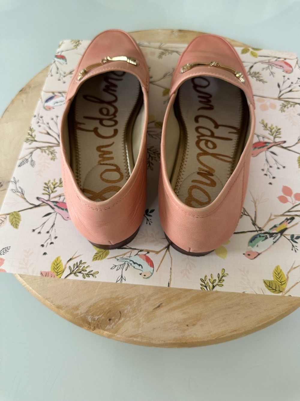 Sam Edelman Pink Leather Loafers Shoes size 8 - Picture 4 of 7